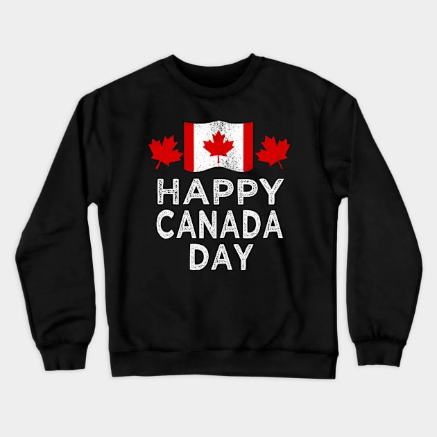 Happy Canada day Crewneck Sweatshirt by Leosit